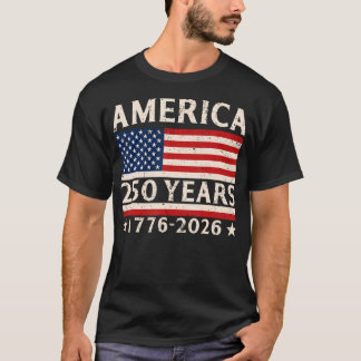 Camiseta América 250 Años 4 De Julio 250 Aniversario