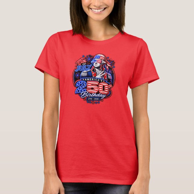 Camiseta América 250 Dos (Anverso)