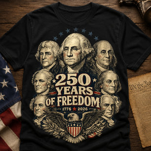 Camiseta América 250 Padres Fundadores Patriótico