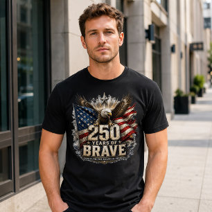 Camiseta América 250 Tierra de los Valientes 4 de Julio