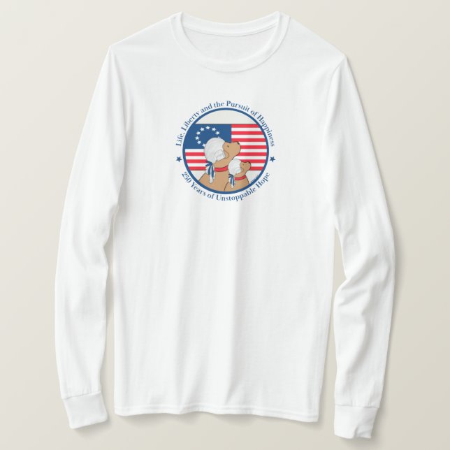 Camiseta America 250 Year Founding Fathers Women’s (Anverso del diseño)