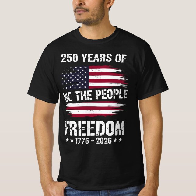 Camiseta America 250 Years We The People | 1776-2026  (Anverso)