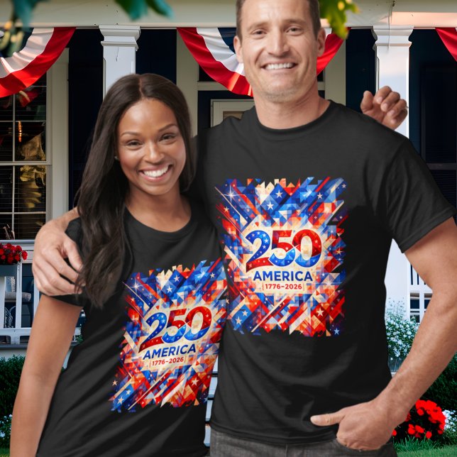 Camiseta America 250th Anniversary 1776–2026 USA Patriotic  (Subido por el creador)