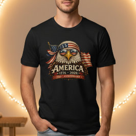 Camiseta America 250th Anniversary Eagle Sunglasses