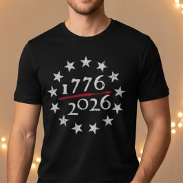 Camiseta America 250th Anniversary Shirt 1776-2026 