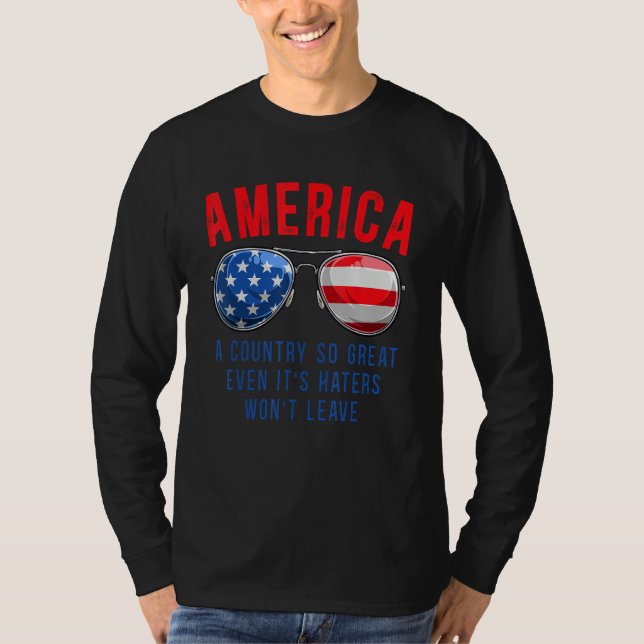 Camiseta America A Country So Great Even it s Haters Won Le (Anverso)