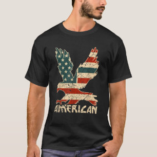 Camiseta America American Flag USA Eagle Patriot 4 de julio