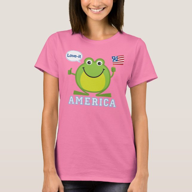 Camiseta América, amor (Anverso)