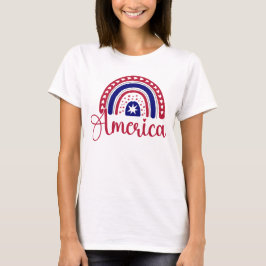 Camiseta América arcoiris