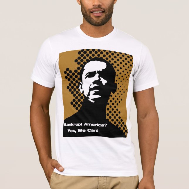 CAMISETA AMÉRICA ARRUINADA - PODEMOS SÍ (Anverso)