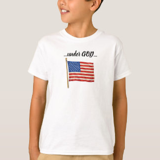 Camiseta América Bajo Dios Fuente Negra