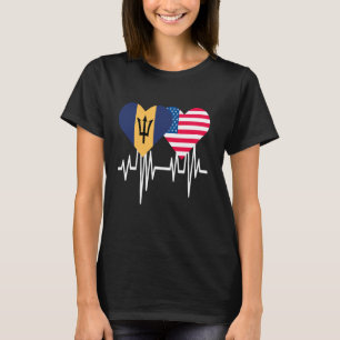 Camiseta América Barbados Pareja Corazón