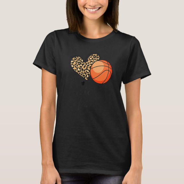 Camiseta America Basketball Game Day Vibes Basketball Mom L (Anverso)
