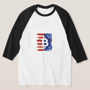 Camiseta América Bitcoin (Pintura No. 8)