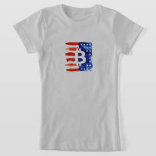 Camiseta América Bitcoin (Pintura No. 8)