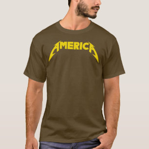Camiseta America Classic Rock and Roll BandInspired USA Des