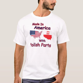 Camiseta América con las piezas polacas