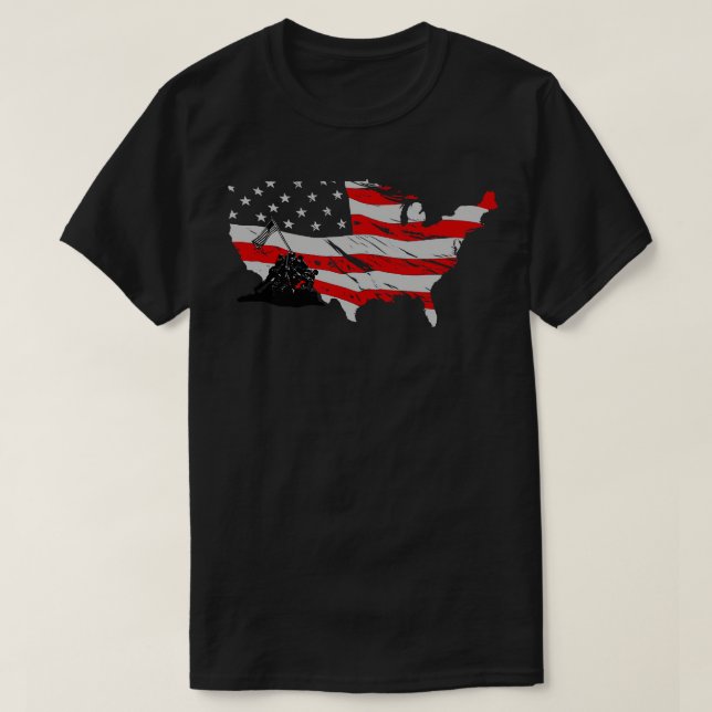 Camiseta América de la libertad (Diseño del anverso)