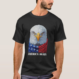 Camiseta América de nuevo nuestro hogar para siempre
