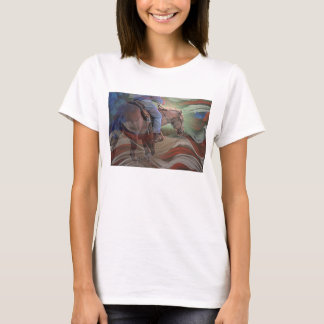Camiseta América….¡deje la rienda de la libertad!