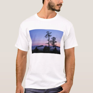 Camiseta América del Norte, Canadá, isla de Vancouver, árbo