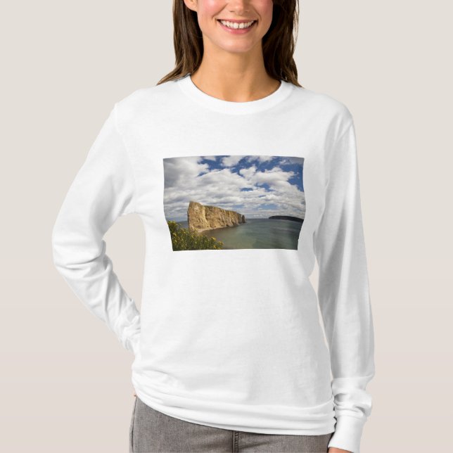 Camiseta América del Norte, Canadá, Quebec, bahía de Gaspe, (Anverso)