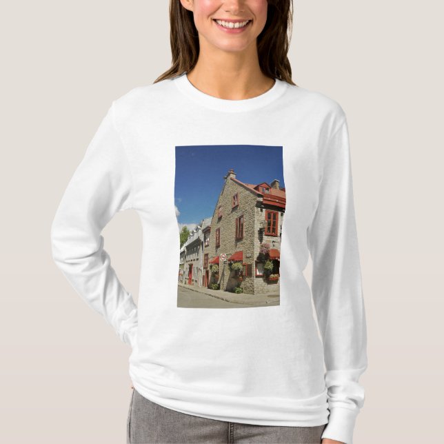 Camiseta América del Norte, Canadá, Quebec, Ciudad Vieja de (Anverso)