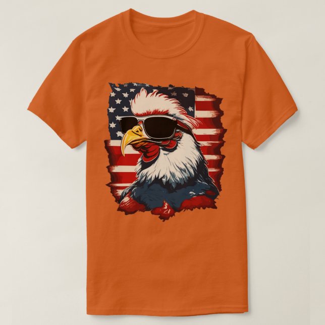 Camiseta América del pollo (Diseño del anverso)