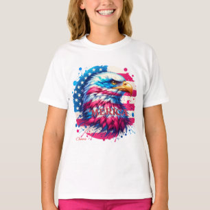 Camiseta América - Diseño Patriótico de EEUU para el 4 de j