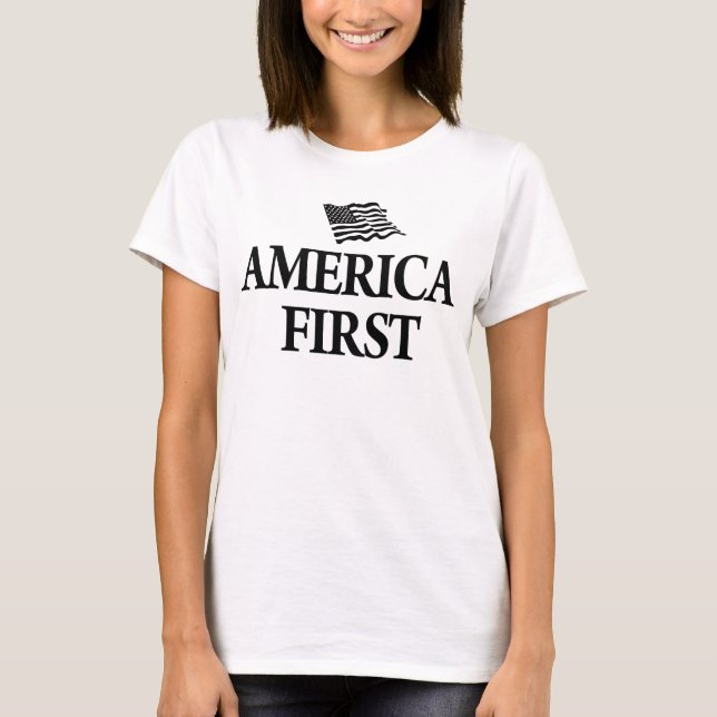 Camiseta america first  (Anverso)