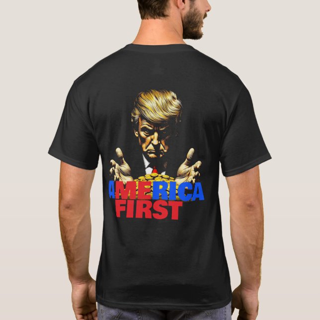 Camiseta America First T-Shirt (Reverso)