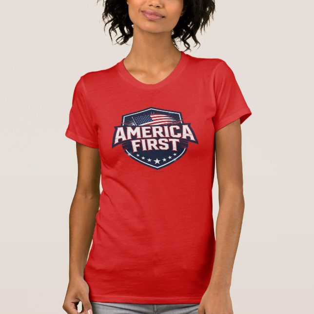 Camiseta America First - T-Shirt (Anverso)