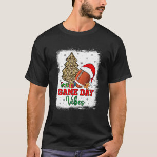 Camiseta America Football Game Day Vibes Leopard Football S