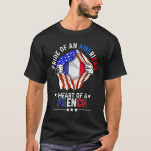 Camiseta América Francesa Orgullo país extranjero Fran