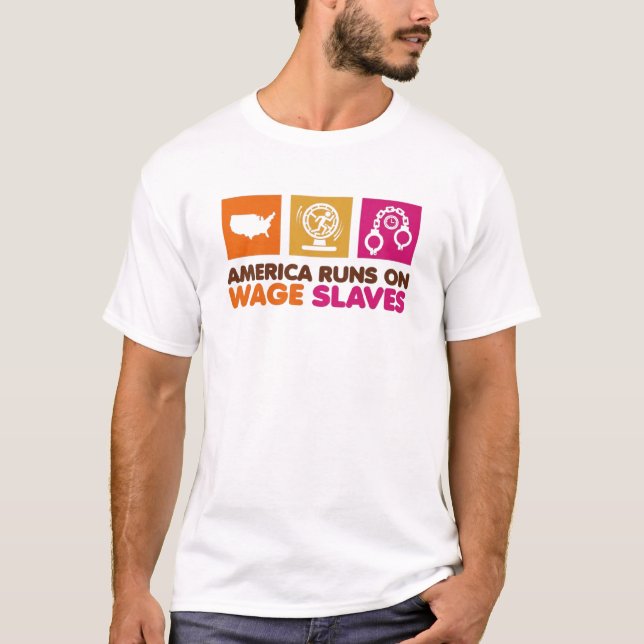 Camiseta América Funciona Con (Anverso)