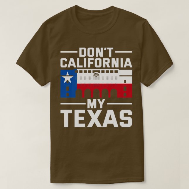 Camiseta America Funny Cita Patriot Texan (Diseño del anverso)