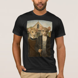 Camiseta América Gótica Peluda