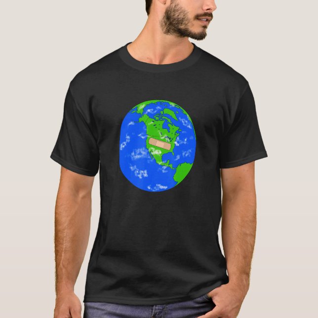 Camiseta América herida (Anverso)