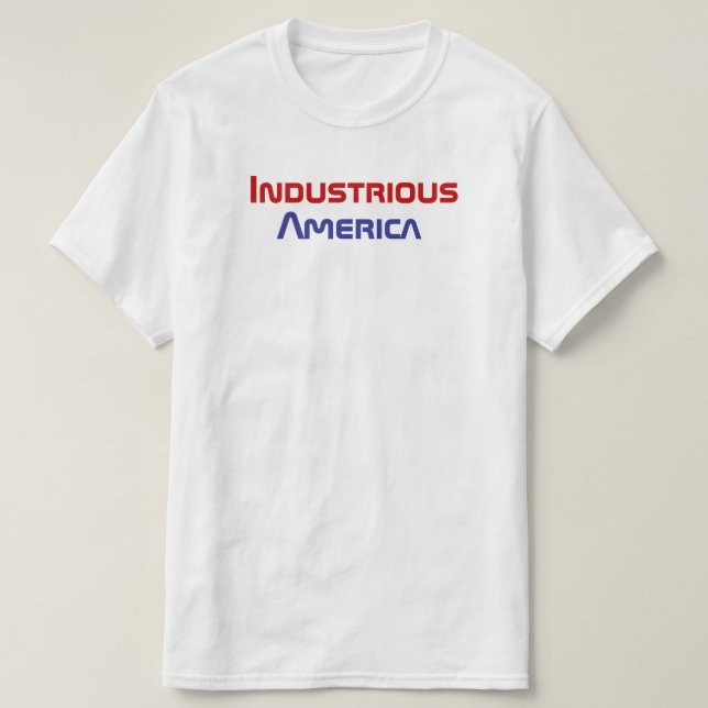 Camiseta América industriosa (Diseño del anverso)