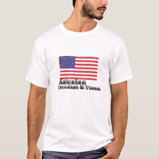 Camiseta América, libertad y Tacos