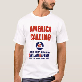 Camiseta América llamada -- Defensa civil