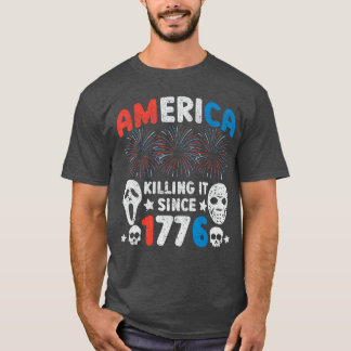 Camiseta América matándolo desde 1776 divertido patriótico