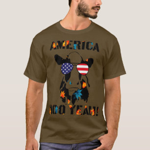 Camiseta América Moo Yeah 4 De Julio