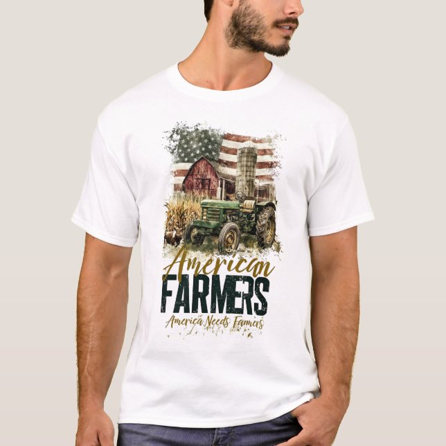 Camiseta America needs farmers  (Anverso)