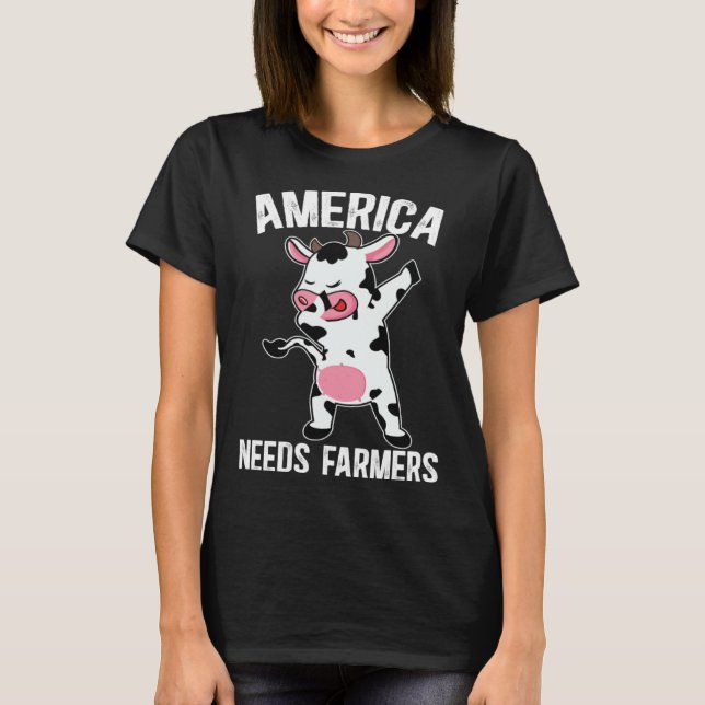 Camiseta America Needs Farmers Support Country Farming In U (Anverso)