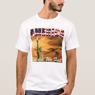 Camiseta AMÉRICA nos dividió cae, unido nosotros se coloca