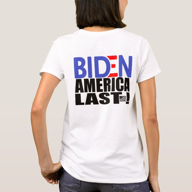 CAMISETA AMÉRICA OCULTA EL ÚLTIMO PRESIDENTE DE LA HISTORIA (Reverso)