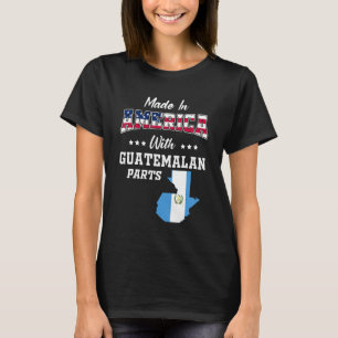 Camiseta América Partes Guatemaltecas Guatemala Mapa Bander