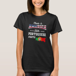 Camiseta America portuguesa partes Portugal mapa bandera de