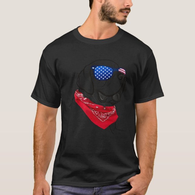 Camiseta America proud European Great Dane (Anverso)